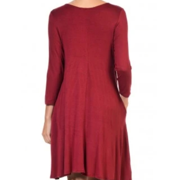 Hourglass Lily long sleeve swing dress - Picture 5 of 7
